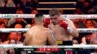 Fight of the Year nominee  Kiki Leutele v Toese Vousiutu  No Limit Boxing Awards  Main Event [upl. by Jamnis]