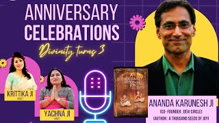 DISCOVERING INNERLIGHT EP 7 LIVE PODCAST WITH ANANDA KARUNESHJIanandakarunesh8923DeviCircle [upl. by Yesdnik]