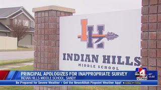 Principal apologizes after ‘inappropriate survey at Indian Hills Middle School [upl. by Hibbert]