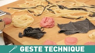 Comment faire des pâtes fraîches maison [upl. by Nomaid]