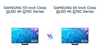 📺 55Inch vs 65Inch Samsung QLED 4K TVs 🤩 [upl. by Dode694]