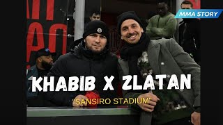 Khabib X Ibrahimovic quotSansiro AC Milan VS Roma [upl. by Lori879]