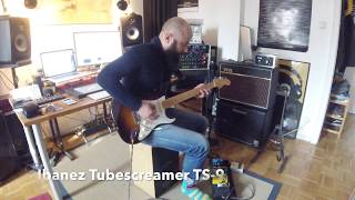 Demo TubeTown PoS 100 Tube Amp Attenuator with Vox AC15  Fender Stratocaster [upl. by Auohp]