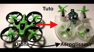 Comment fabriquer un mini aéroglisseur fpv [upl. by Asiar106]