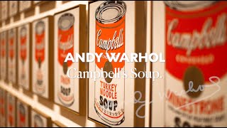 Campbells Soup Cans Andy Warhol [upl. by Yrok370]