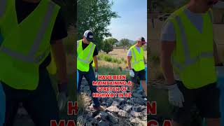 CAFMA firefighters maintain a section of Hwy 169 in Dewey AZ as part of Adopt a Highway EMS [upl. by Ynolem]