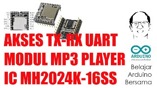 Akses TXRX Modul MP3TF16P IC MH2024K16SS dfplayertidakbisatxrx dfplayerproblem [upl. by Airdnazxela389]