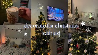 decorate for christmas with us  cozy festive vlog [upl. by Alor39]