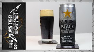 Sapporo Premium Black Beer  TMOH  Beer Review [upl. by Lauhsoj]