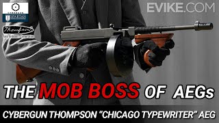 The Mob Boss of AEGs  Cybergun Thompson quotChicago Typewriterquot M1928 AEG Rifle Review [upl. by Aicemaj]