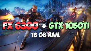 amd fx 6300 gtx 1050 ti fortnite  1080 p  best settings  performance mode  season 1 chapter 5 [upl. by Zerlina]