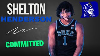 COMMIT 5Star Shelton Henderson Commits To Duke [upl. by Gayler824]