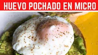 Como hacer Huevos pochados en microondas [upl. by Claire]