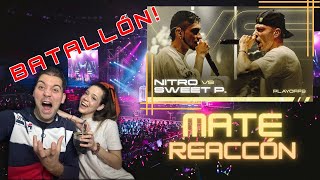 MateReacción a quotSWEET PAIN VS NITRO I FMSINTERNACIONAL 2024 PLAYOFFS quotFlor y Mati reaccionan [upl. by Ocsisnarf]