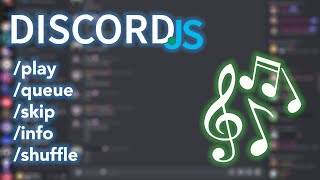 How to make a Discord Music Bot • Discordjs 2022 [upl. by Shewchuk]