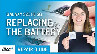 Samsung Galaxy S21 FE 5G – Battery replacement repair guide  reassembly [upl. by Rory]