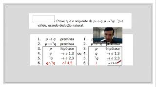 Dedução Natural Aula 6  Contradição [upl. by Selbbep]