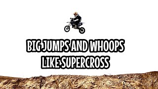 BIG JUMPS AND WHOOPS LIKE SUPERCROSS  Liljann141 103 [upl. by Tehc95]