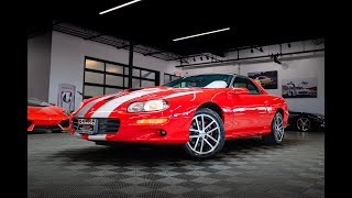 2002 Camaro Z28 SS 35th Anniversary 6 Speed Manual Only 6K miles SLP Performance Package [upl. by Alekahs]