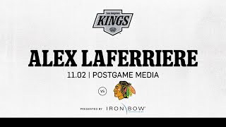 Forward Alex Laferriere  1102 LA Kings lose to Chicago Blackhawks [upl. by Ialohcin]