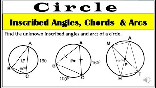 Tagalog Inscribed angle chords and arcs of a circle math10 inscribedangle arc circle chords [upl. by Meehsar]