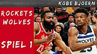 Rockets gegen Timberwolves Spiel 1 NBA Playoff Analyse  KobeBjoern uncut [upl. by Leind]