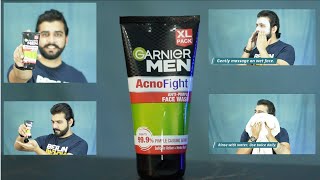 Garnier Acno Fight Anti Pimple Facewash for Men  Skin Care Tips [upl. by Bunny447]