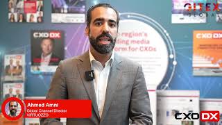 Ahmed Amni Global Channel Director Virtuozzo spoke to CXO DX at GITEX [upl. by Odraude]