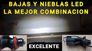 LUCES LED EN BAJAS Y NIEBLAS LAPERFECTA COMBINACION LED LIGHTS THE PERFECT COMBINATION [upl. by Symon]