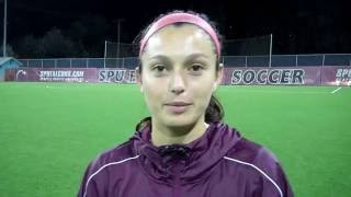 SPU WOMENS SOCCER Megan Moore Sept 22 2016 [upl. by Keavy261]