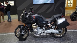 MOTO GUZZI 2024 V100 motorcycle at EICMA Italy [upl. by Aiello274]