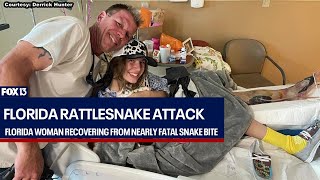 Rattlesnake bite nearly kills Florida woman [upl. by Ahseat556]