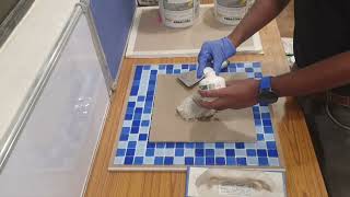 Epoxy Grout Application Video [upl. by Eiramait]