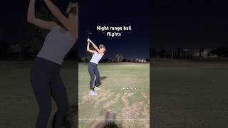 Night range ball flights ✨ golf [upl. by Mcmillan623]