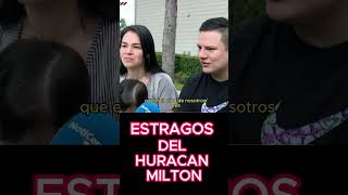 Estragos Del Huracan Milton Por Boricua en Florida [upl. by Lasiaf869]