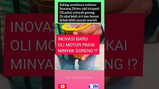 Inovasi baruOli Motor ganti minyak goreng [upl. by Meill]