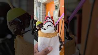 Ice cream fishshaped bun  Korean Street Food shortsvideo [upl. by Kinsman701]