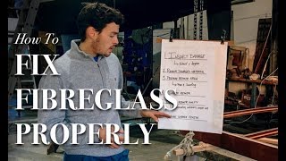 How to Repair Damaged Fibreglass [upl. by Liagiba910]