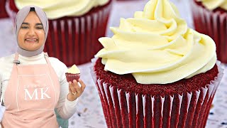 I cant believe how SOFT this RED VELVET CUPCAKE recipe is [upl. by Derby]