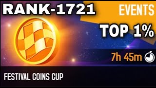 Asphalt 8 Festival Coins Cup Oceanview Derby Mazzanti Evantra Millecavalli Rank1721 [upl. by Rehpretsirhc451]