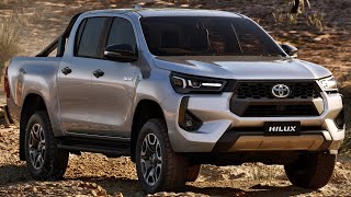 New 2024 Toyota HILUX facelift Upgraded 48Volt Powertrain more RUGGED Style amp MUSCULAR Look [upl. by Annoit]