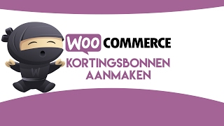 WooCommerce kortingsbonnen aanmaken [upl. by Pardner993]