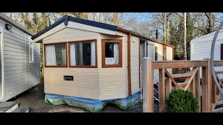 Delta Bromley Holiday Mobile Home Caravans in the Sun Static Caravan UK Showground Walkaround Tour [upl. by Ahseka]