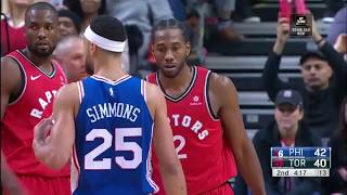 Kawhi Leonard BEST Defensive Highlights from 201819 NBA Season PART 1 [upl. by Eitteb]