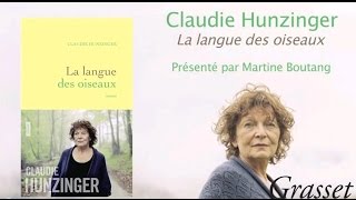 Présentation de Martine Boutang à propos de Claudie Hunzinger  Rentrée littéraire 2014 [upl. by Zile]