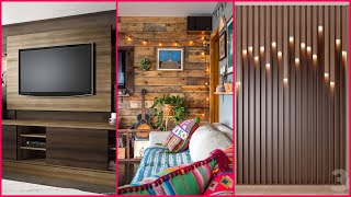 30 Stylish wooden wall decoration ideas  Wooden wall decor  woodworking [upl. by Atsuj]