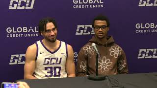 GCU vs San Diego State  Gabe McGlothan amp Ray Harrison Press Conference  Men’s Basketball [upl. by Ivan]