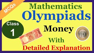 IMO  IOM Class 1 Math Olympiad MCQs  Money [upl. by Meer]