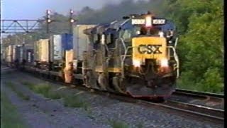 CSX in Upstate NY 1999  Part 1 [upl. by Samuelson748]