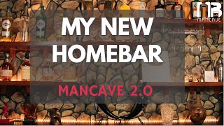 Unveiling My New Home Bar Setup  Mancave 20 [upl. by Latreece116]